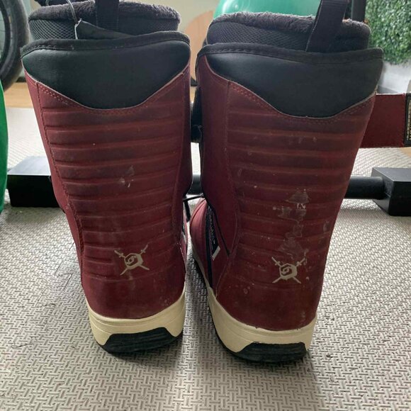 Salomon "The Outsider" Snowboard Boots - Burgundy/Black - Size 8 - Picture 5 of 9